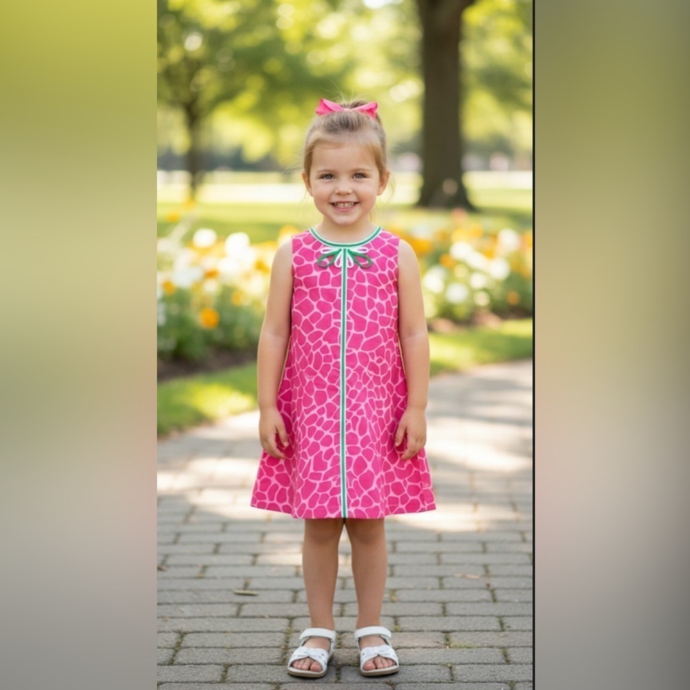 Lilly Pulitzer Pink Nightgown with Playful Print